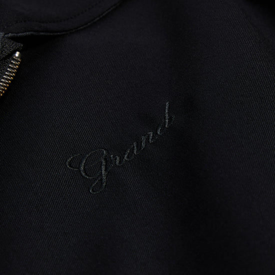 Grand Collection Reversible Wool Overshirt (Charcoal/Black)