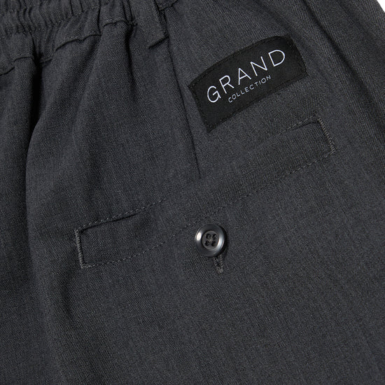 Grand Collection Wool Pant (Charcoal)