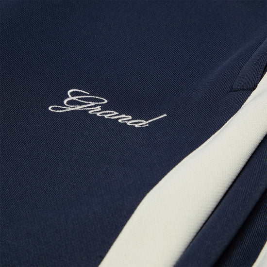 Grand Collection Tricot Track Pant (Navy/Off White)