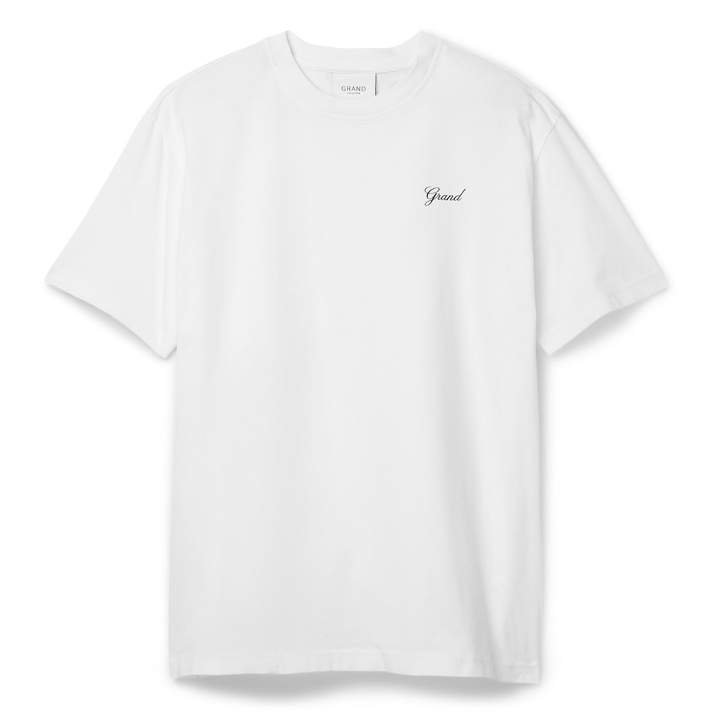 Grand Collection Script Tee (White)