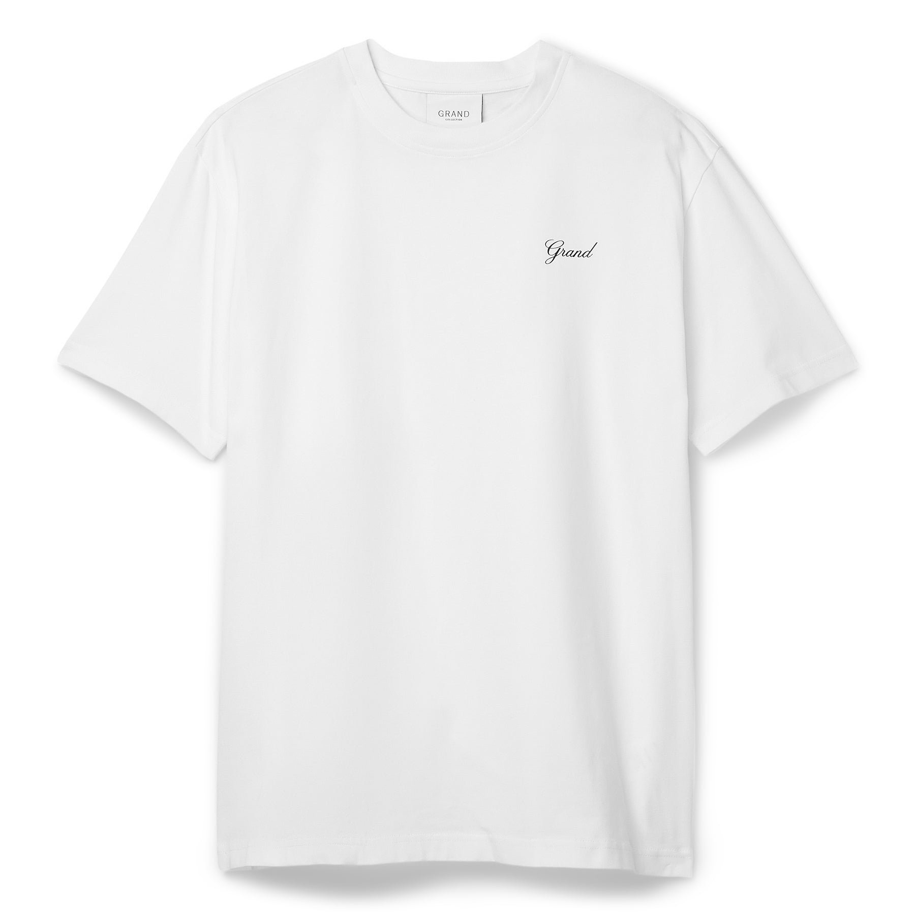 Grand Collection Script Tee (White)
