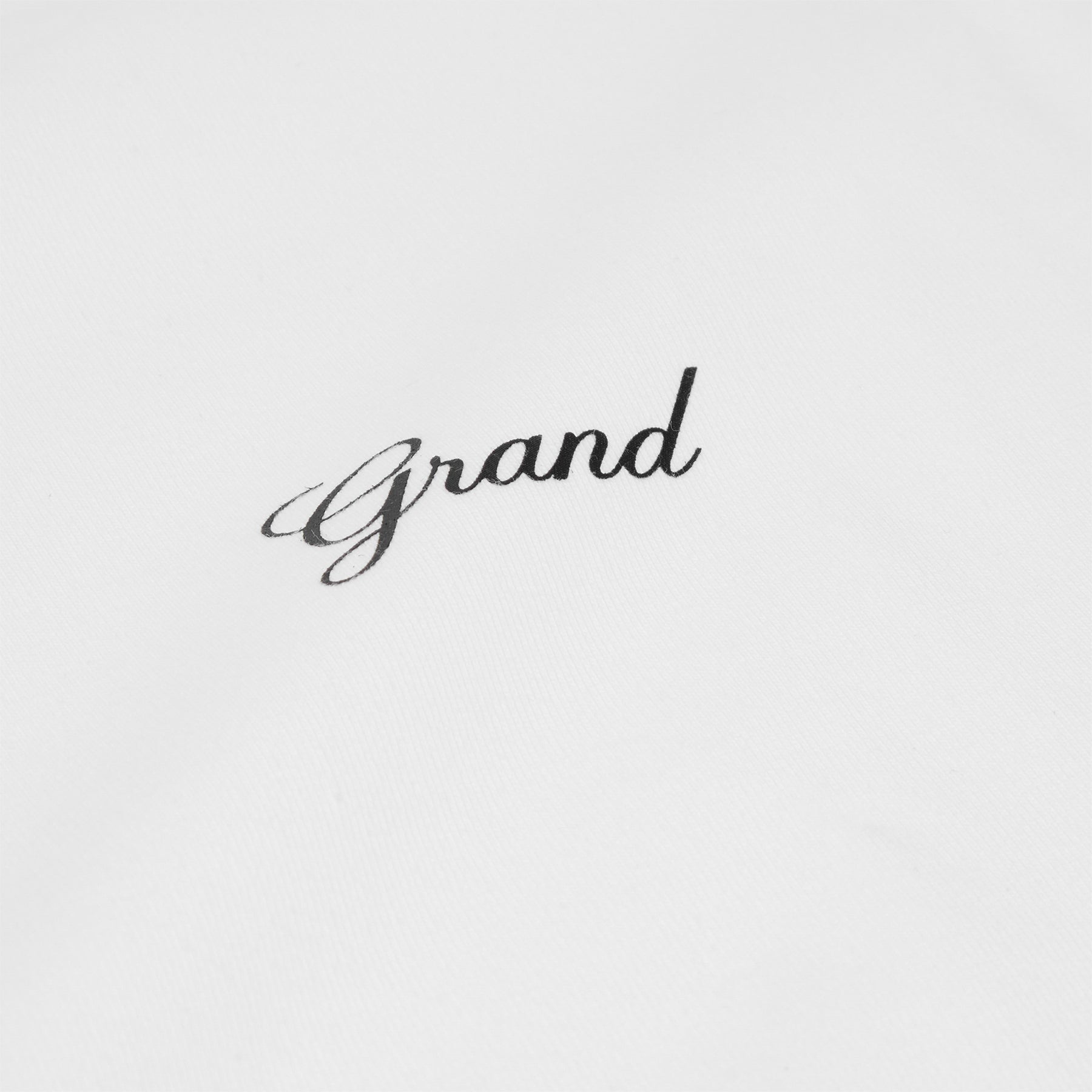 Grand Collection Script Tee (White)
