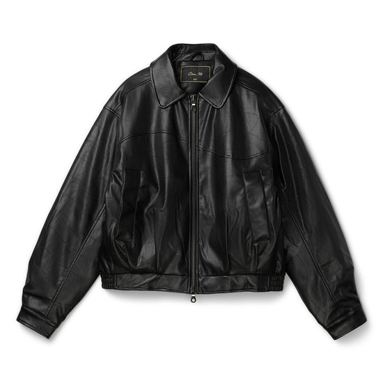 Dime Debossed Wavy Jacket (Black)