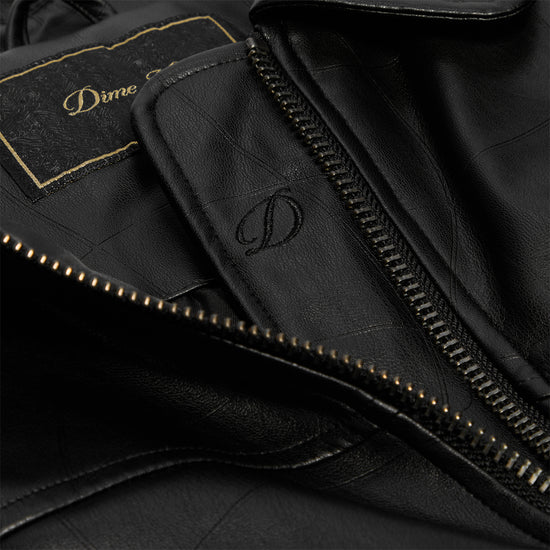 Dime Debossed Wavy Jacket (Black)