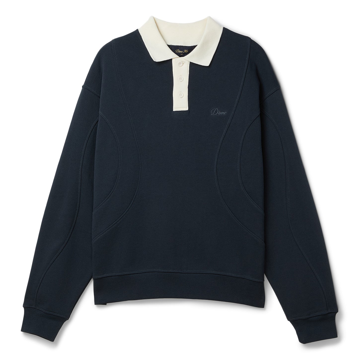 Dime French Terry Rugby (Navy)