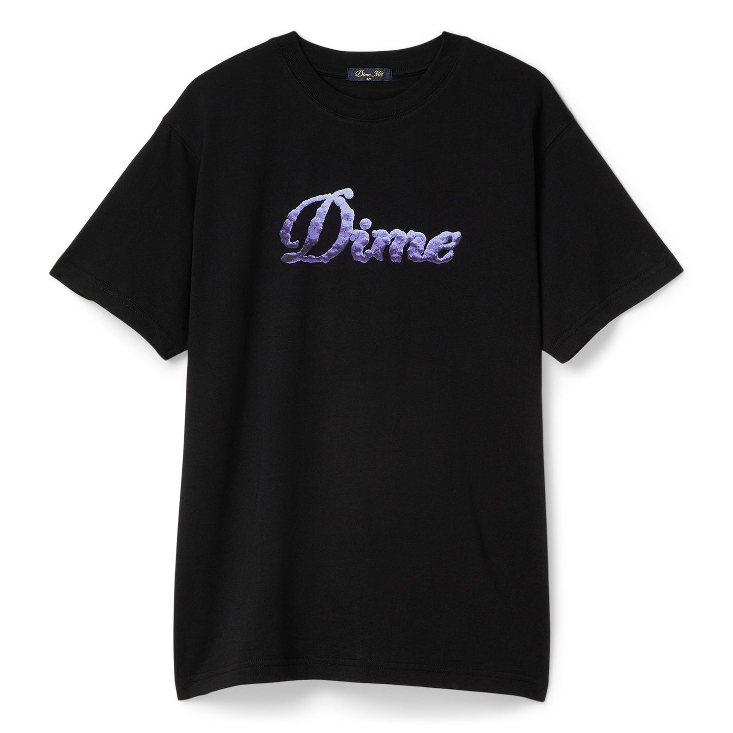 Dime Cursive Cloud T-Shirt (Black)