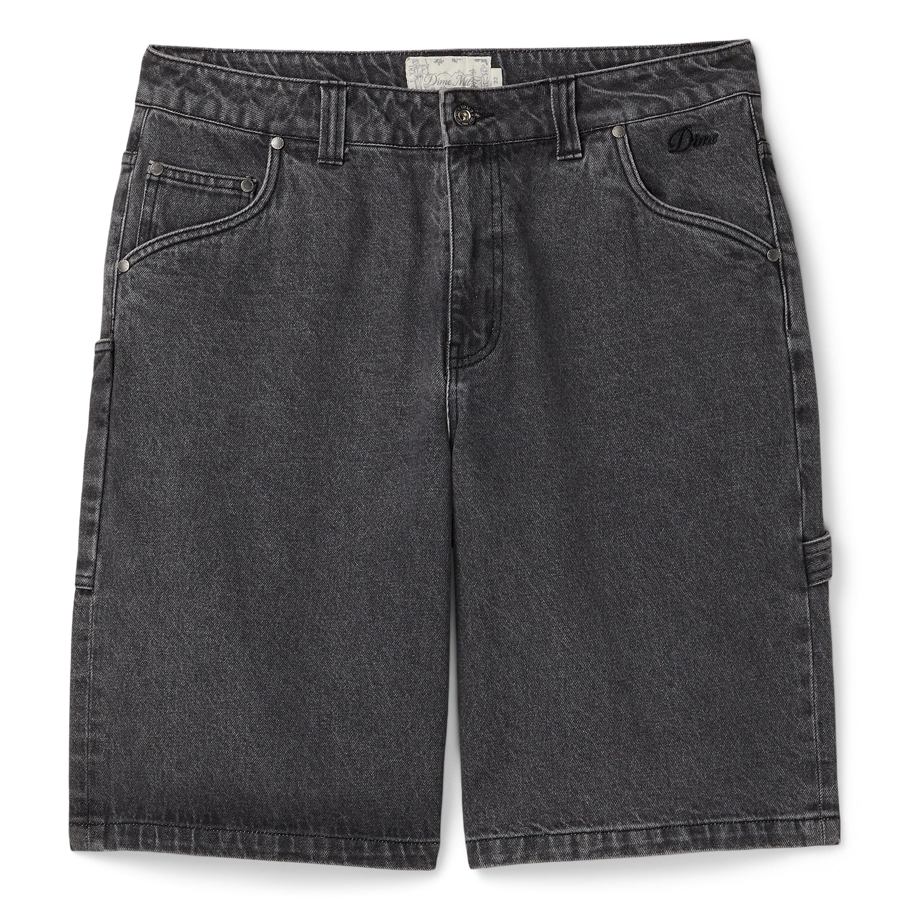 Dime Classic Denim Shorts (Faded Black)
