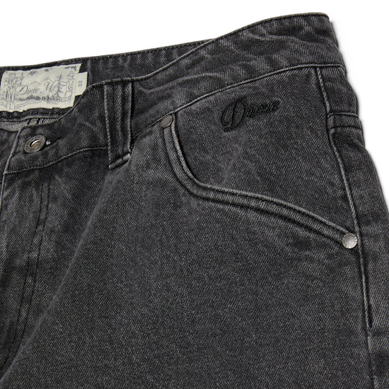 Dime Classic Denim Shorts (Faded Black)