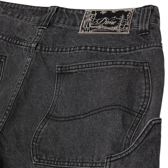 Dime Classic Denim Shorts (Faded Black)