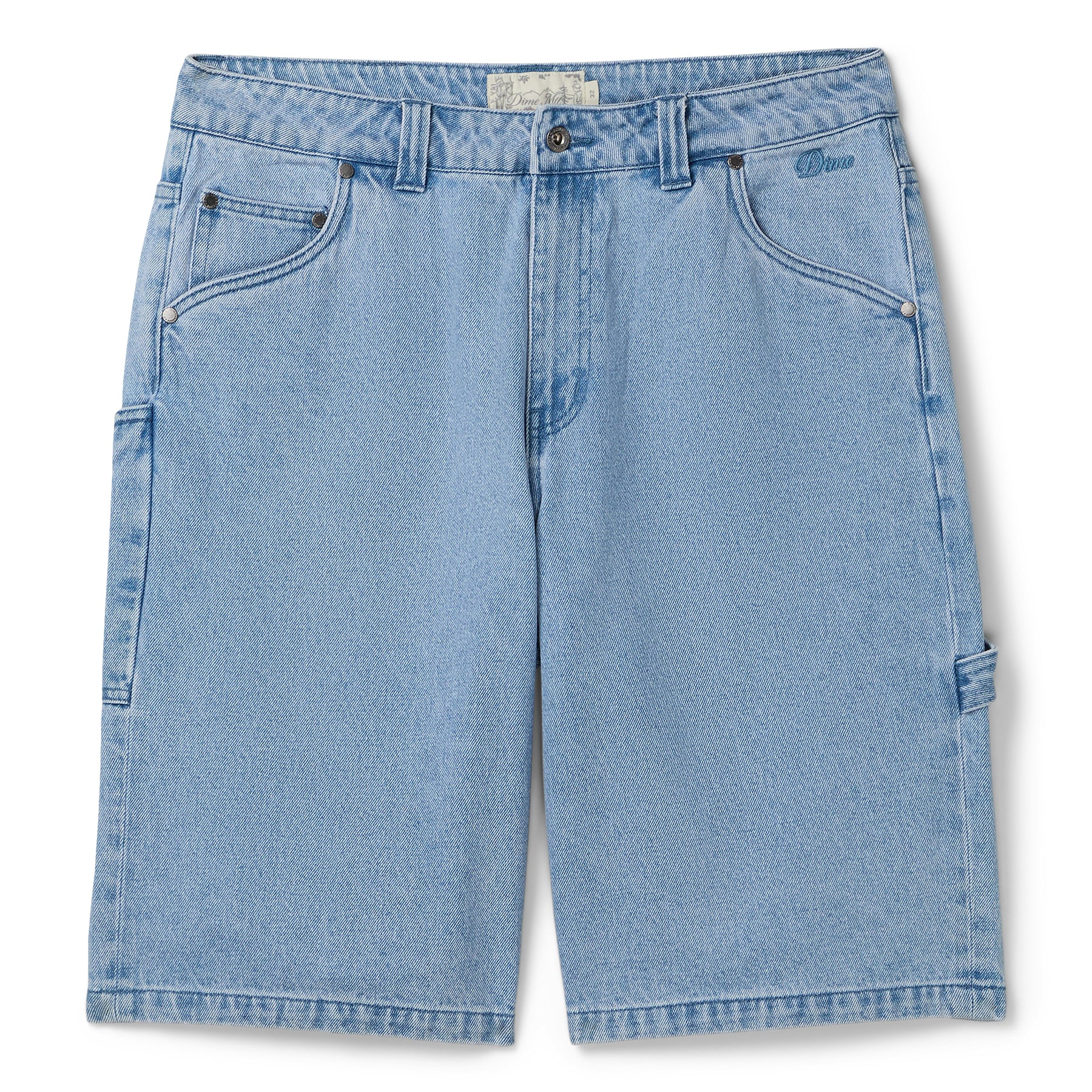 Dime Classic Denim Shorts (Blue Washed)