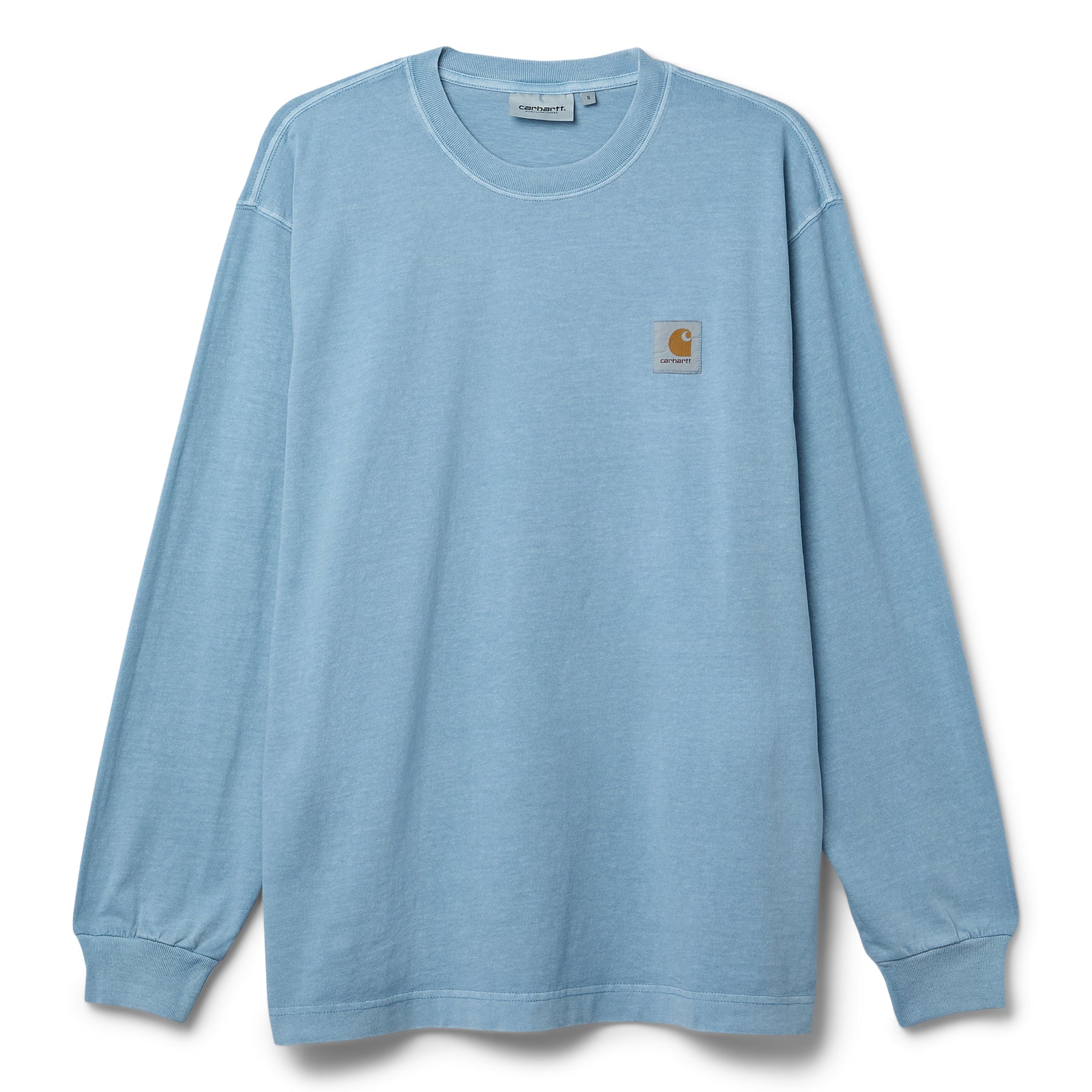 Carhartt WIP Nelson Long Sleeve T-Shirt (Clay blue)