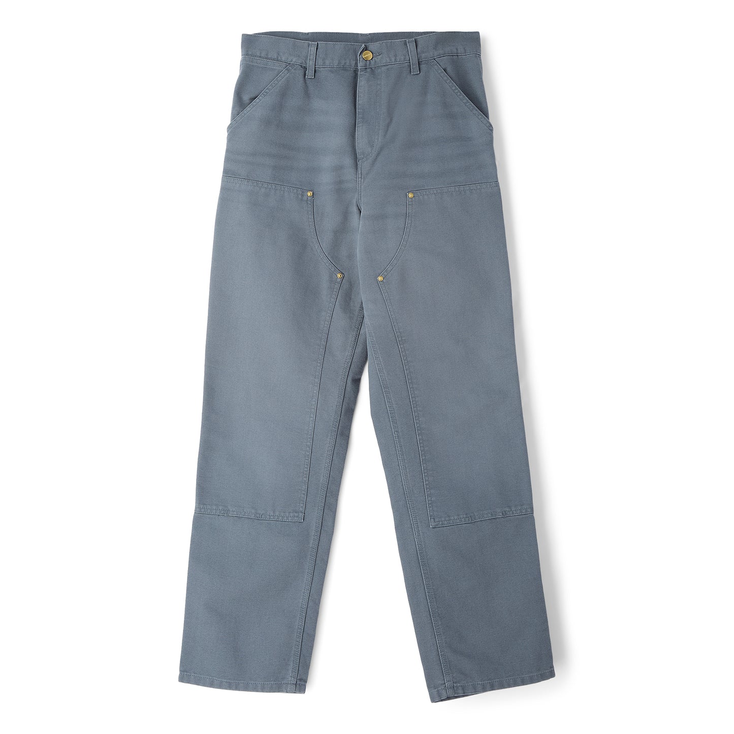 Carhartt WIP Double Knee Pant (Cozy Blue (Stone Canvas))
