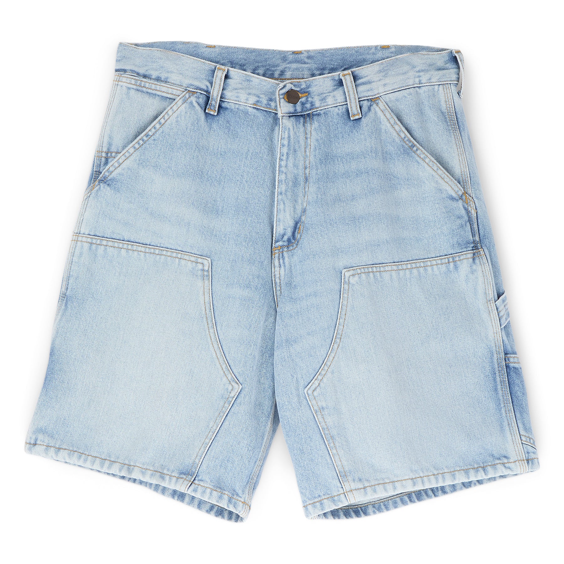 Carhartt WIP Double Knee Short (Blue (Heavy Worn Bleached))