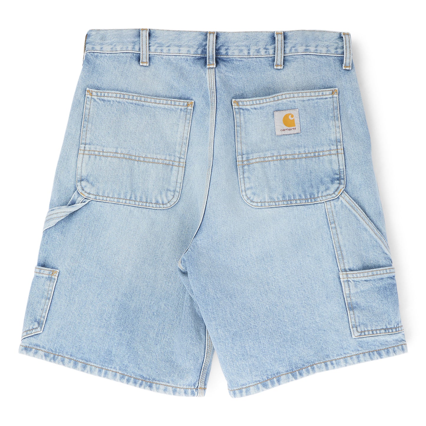 Carhartt WIP Double Knee Short (Blue (Heavy Worn Bleached))