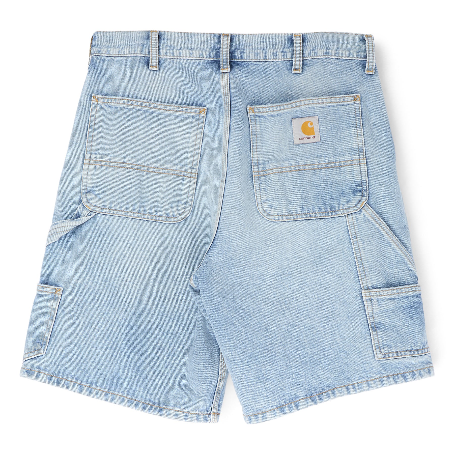 Carhartt WIP Double Knee Short (Blue (Heavy Worn Bleached))