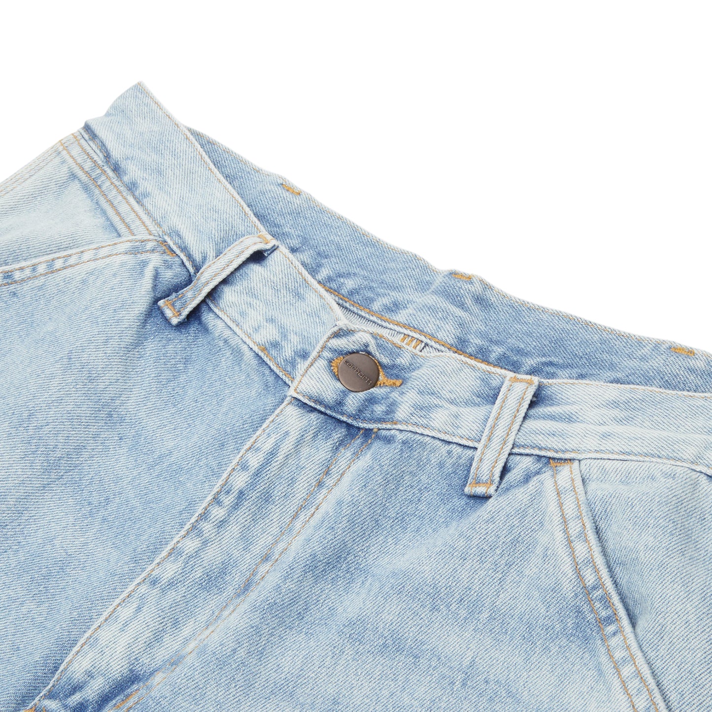 Carhartt WIP Double Knee Short (Blue (Heavy Worn Bleached))