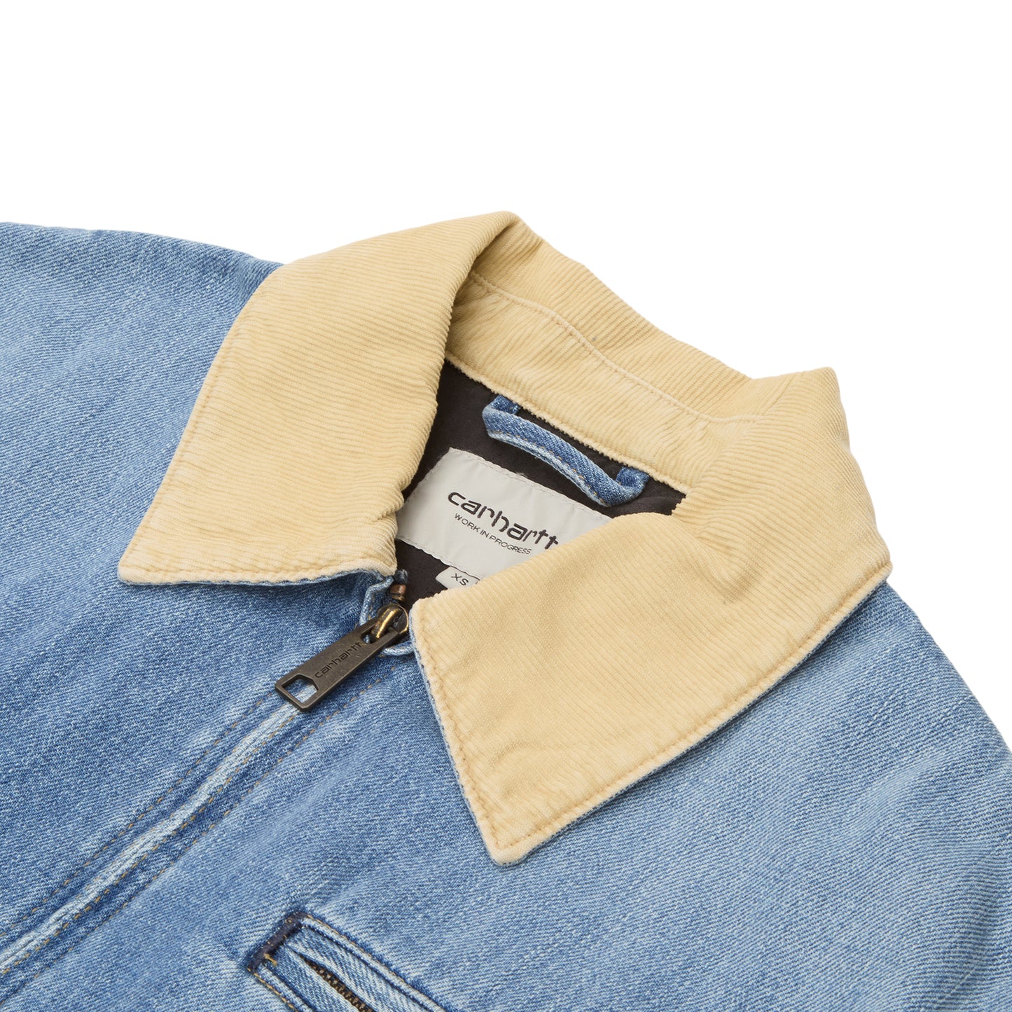 Carhartt WIP OG Detroit Jacket (Blue / Dusty H Brown (Burst Washed))