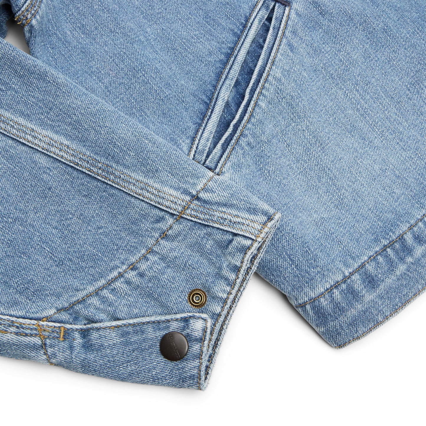 Carhartt WIP OG Detroit Jacket (Blue / Dusty H Brown (Burst Washed))