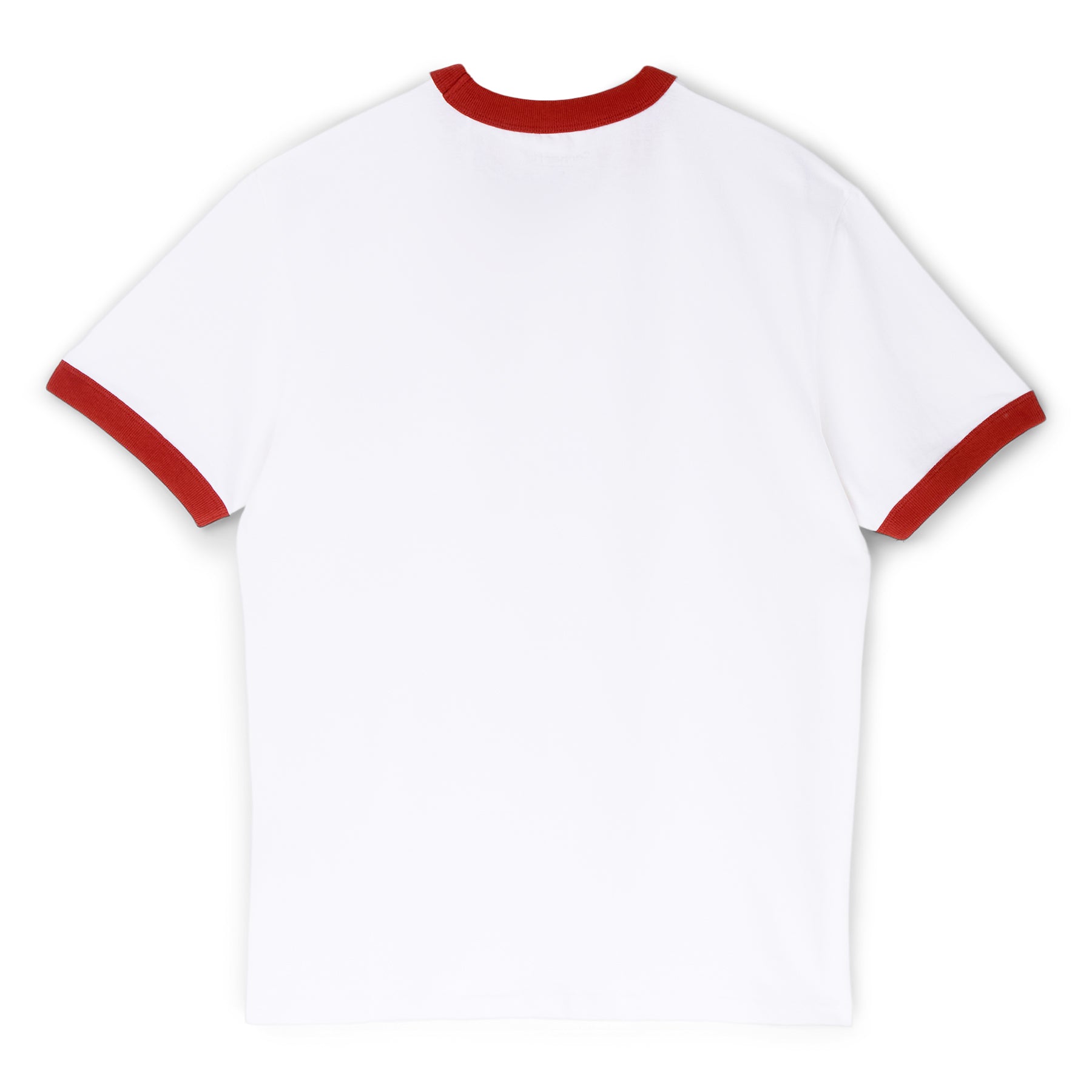 Carhartt WIP S/S Ip Ringer T-Shirt (White / Red / Red)