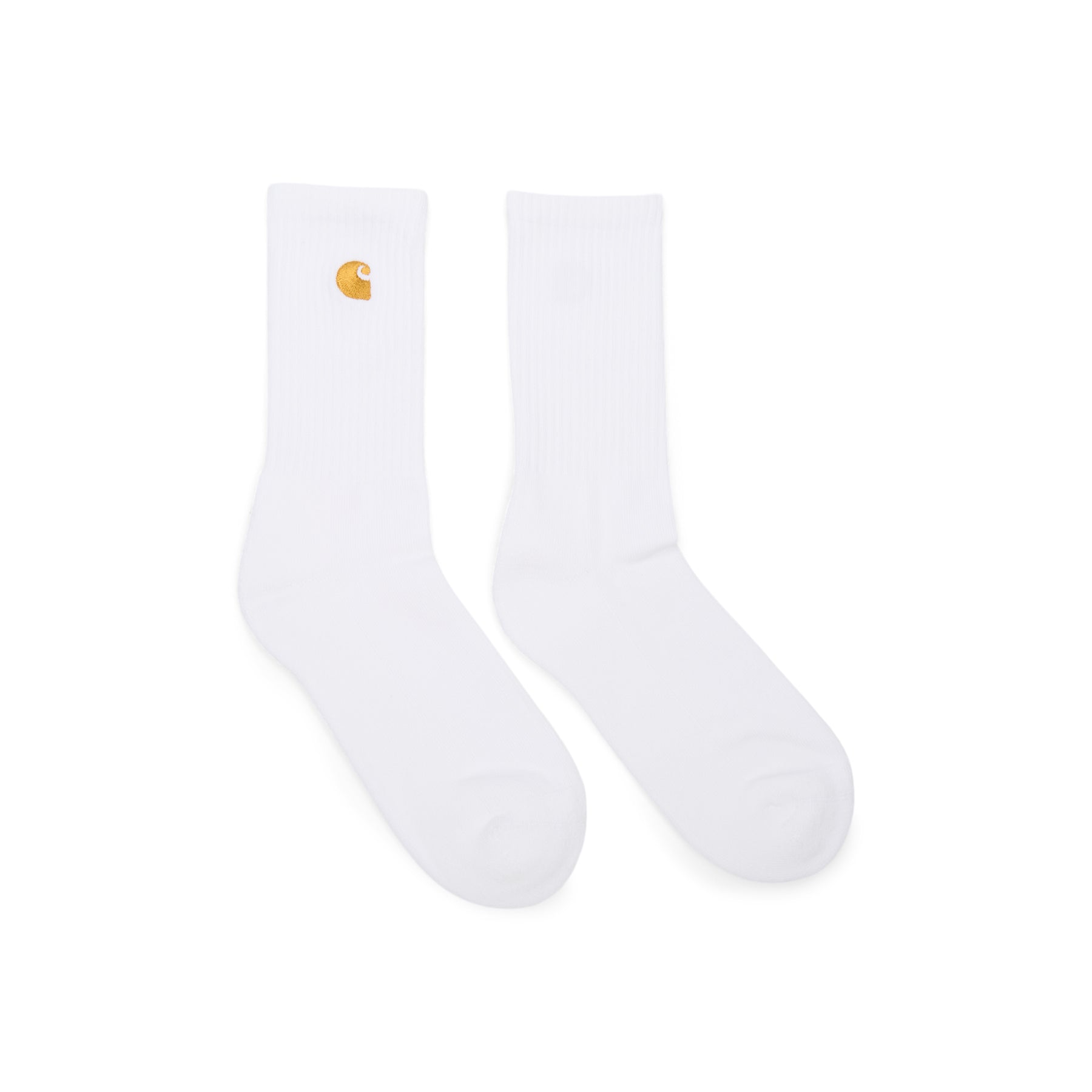 Carhartt WIP Chase Socks (White / Gold)