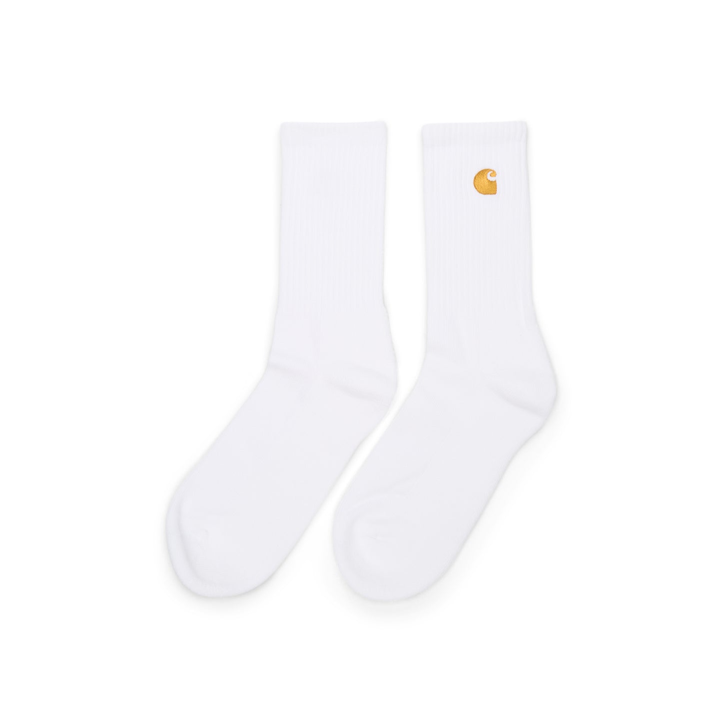 Carhartt WIP Chase Socks (White / Gold)