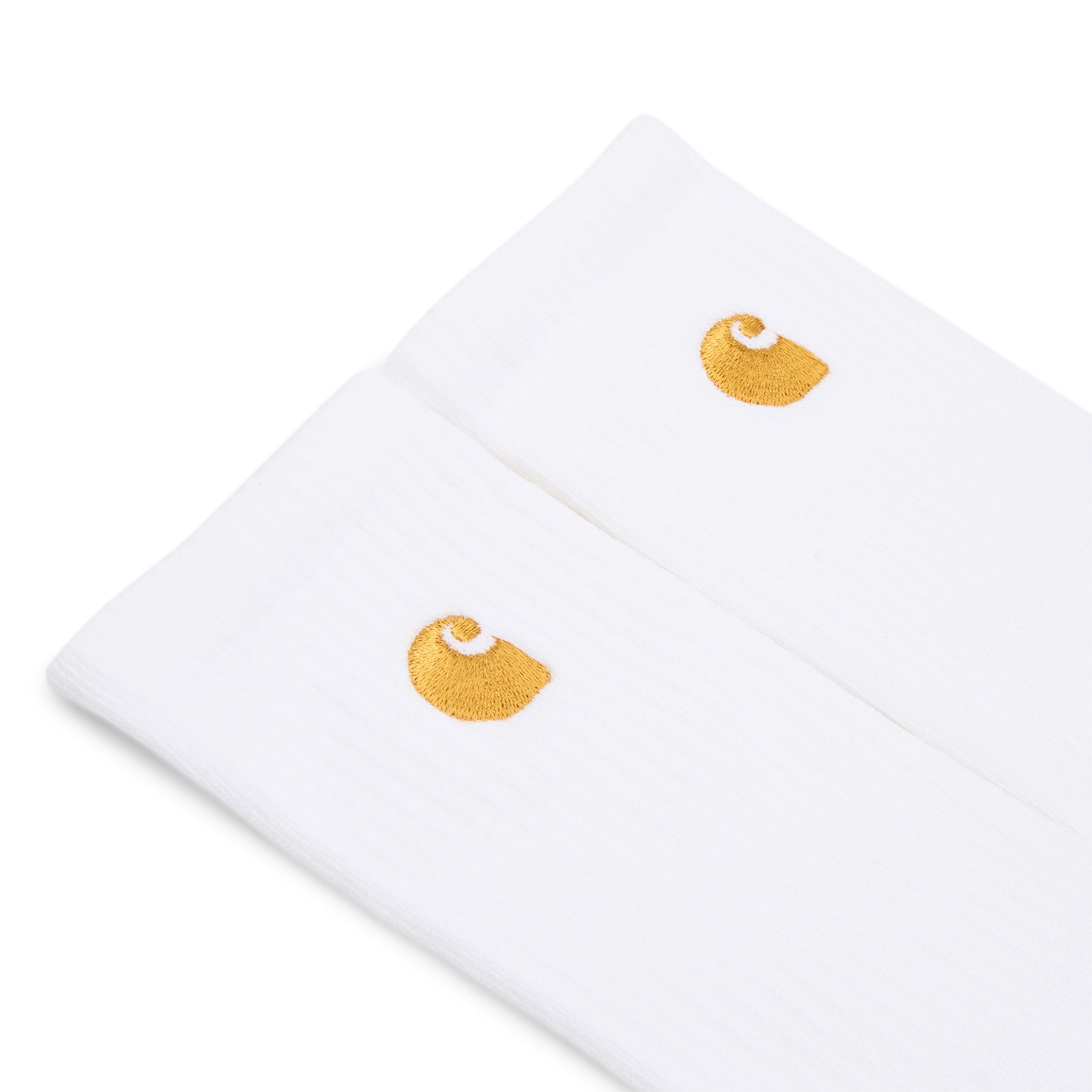 Carhartt WIP Chase Socks (White / Gold)