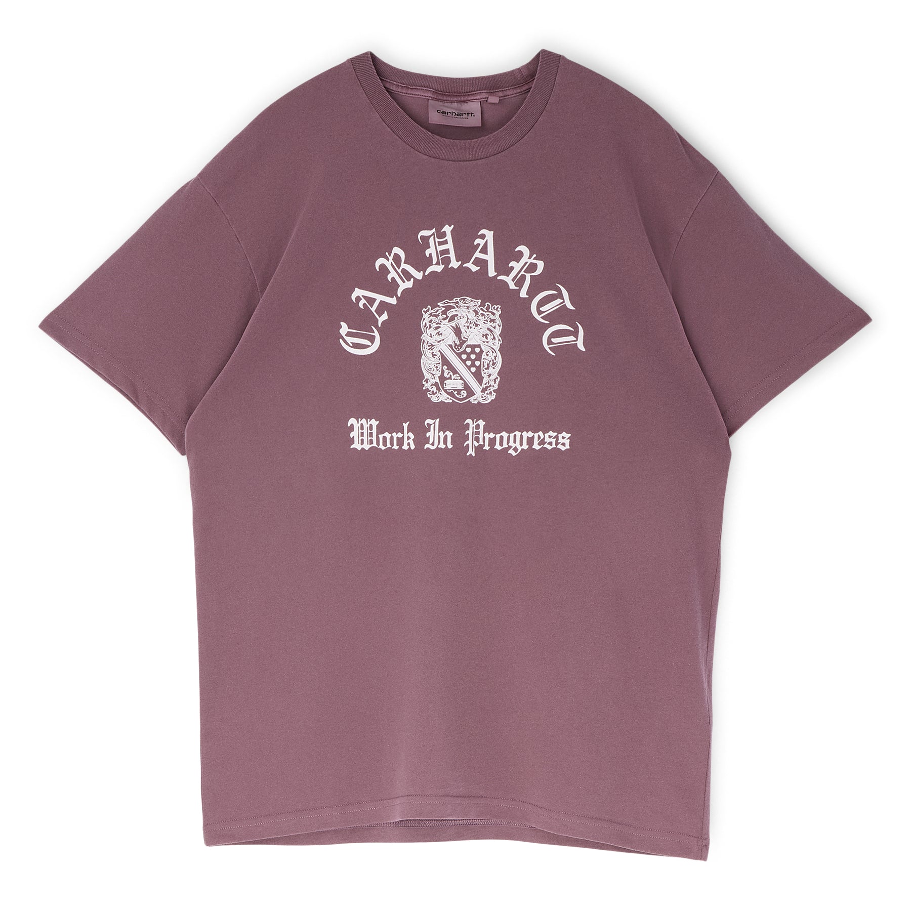 Carhartt WIP S/S Coat Of Arms T-Shirt (Cozy Purple (Garment Dyed))