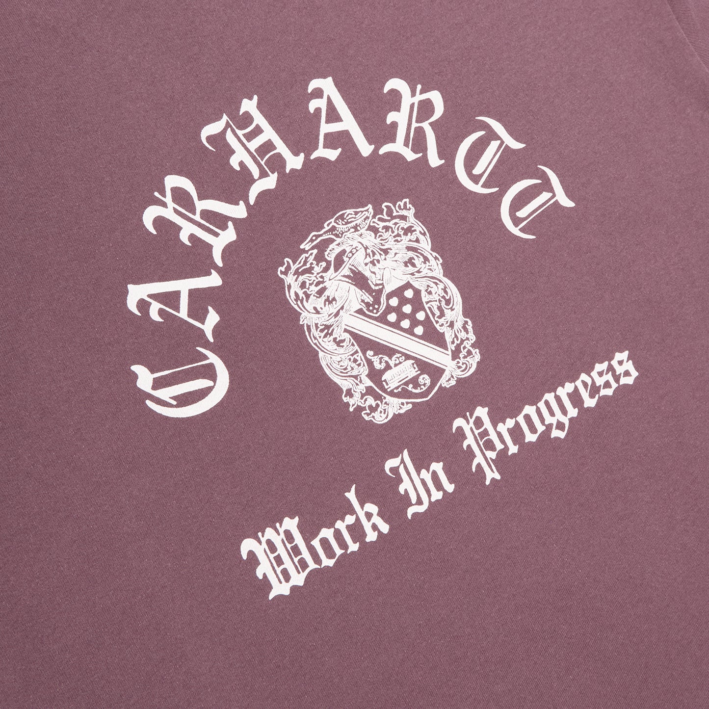 Carhartt WIP S/S Coat Of Arms T-Shirt (Cozy Purple (Garment Dyed))