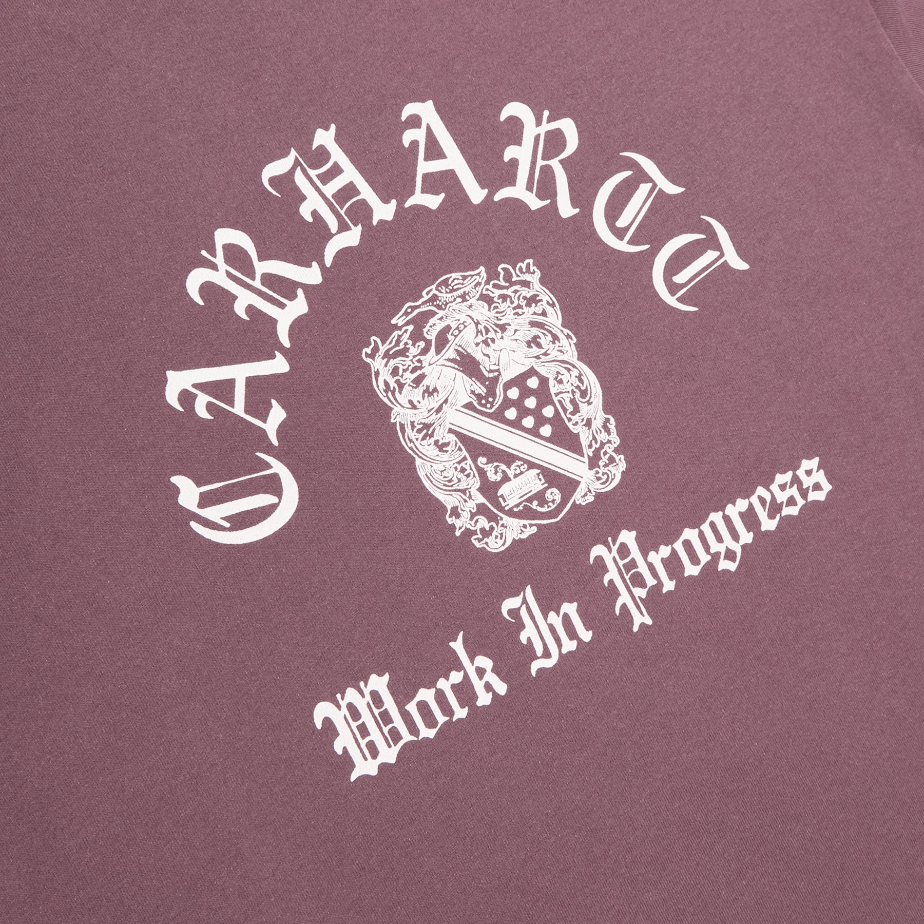 Carhartt WIP S/S Coat Of Arms T-Shirt (Cozy Purple (Garment Dyed))