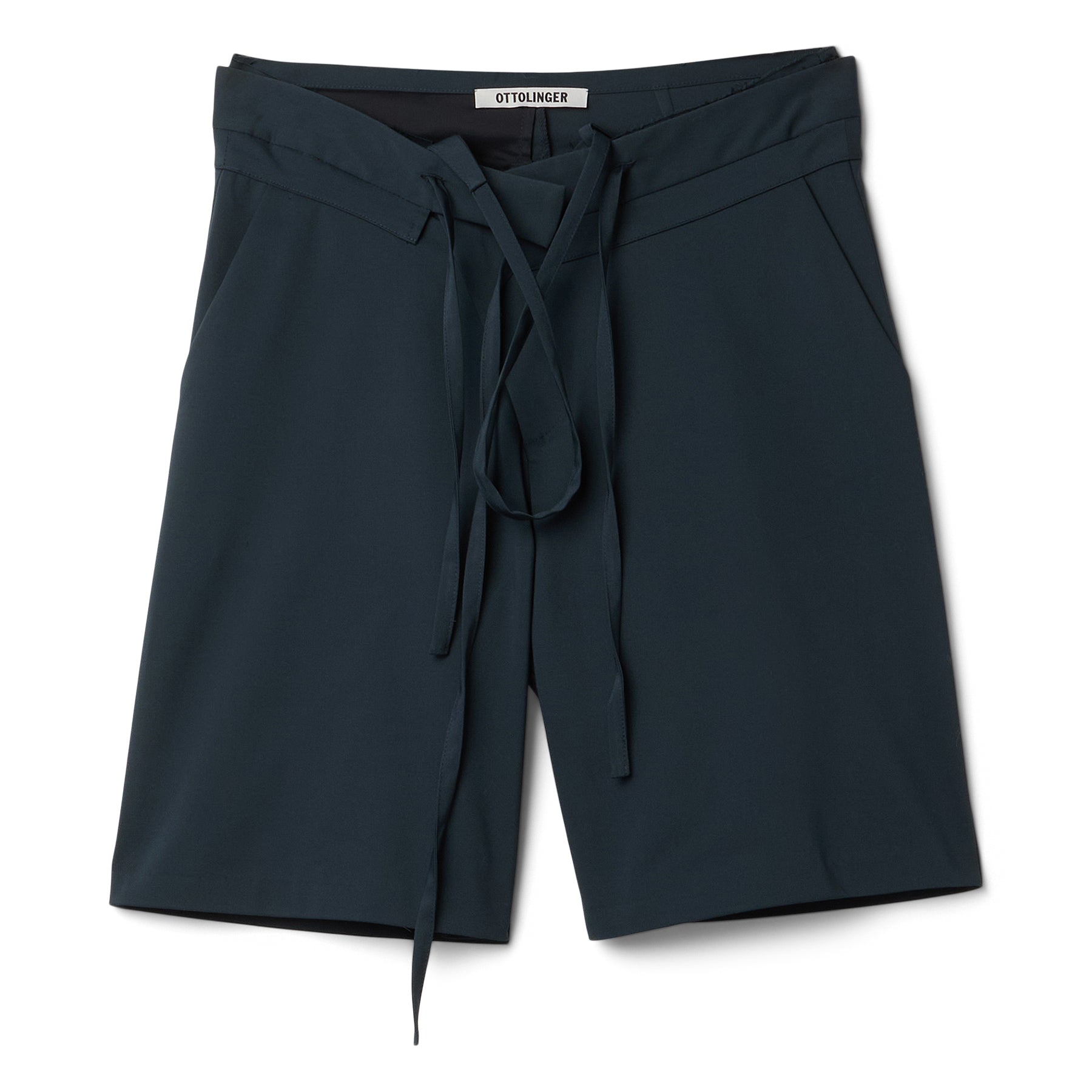 Ottolinger Double Fold Suit Shorts (Dark Blue)