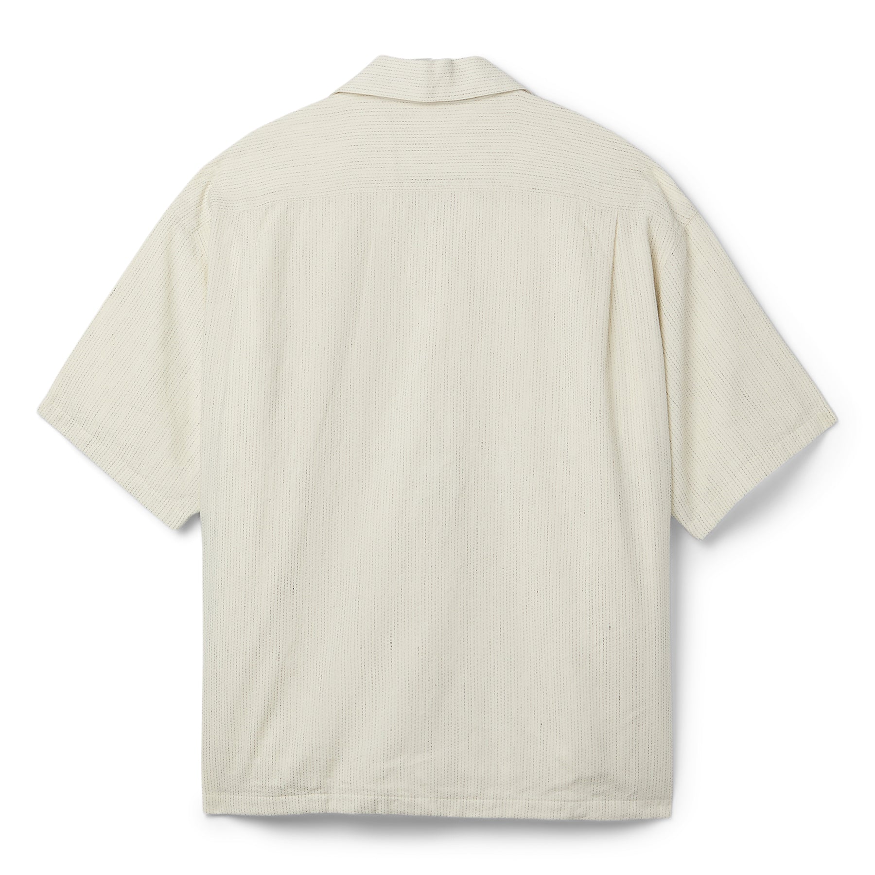 Visvim Wallis Button Down Short Sleeve Shirt (Off White)