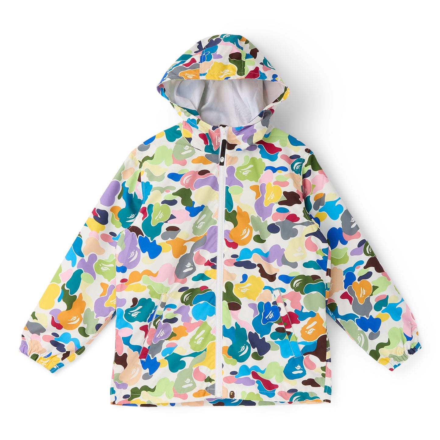A Bathing Ape Kids Multi Camo Jacket (White)