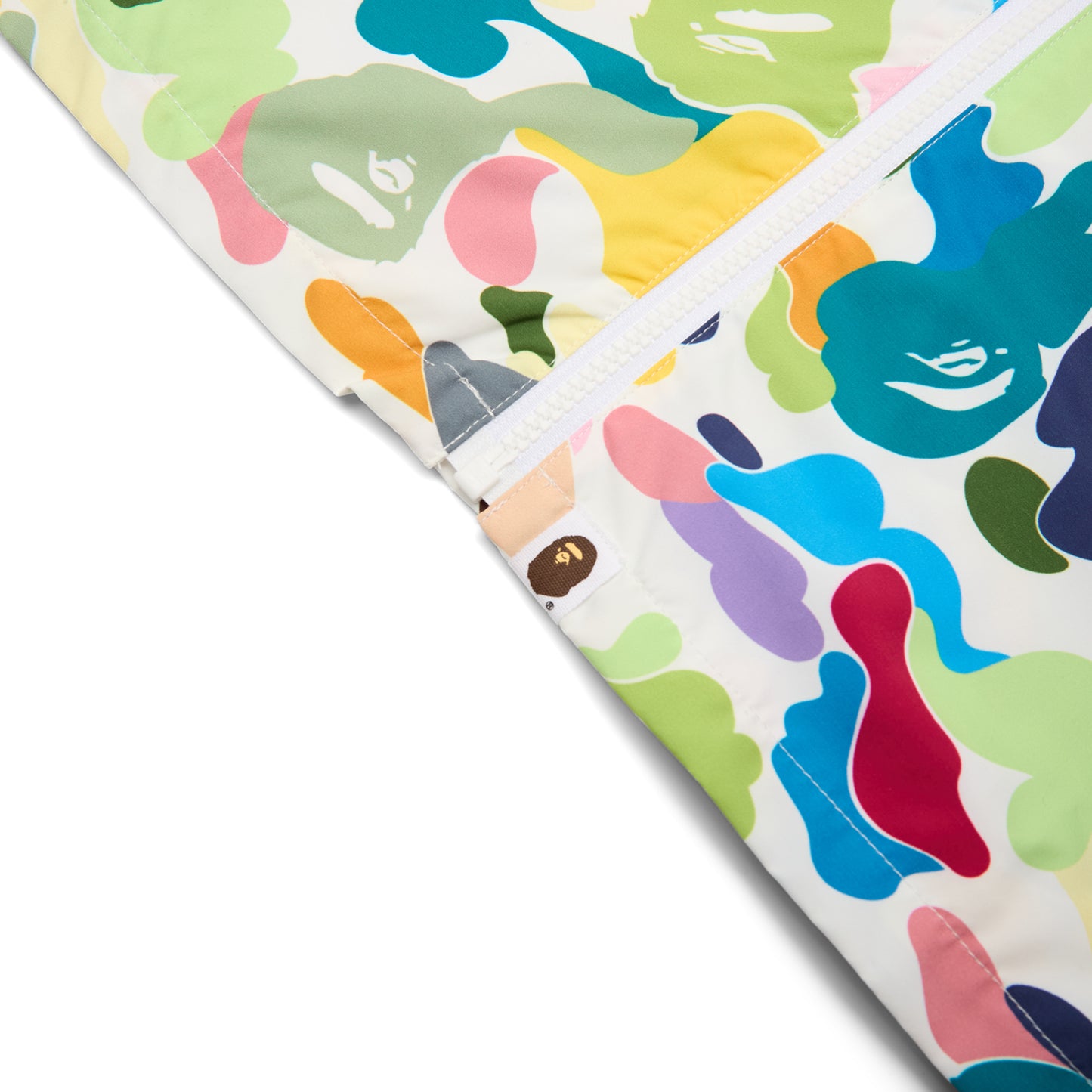 A Bathing Ape Kids Multi Camo Jacket (White)