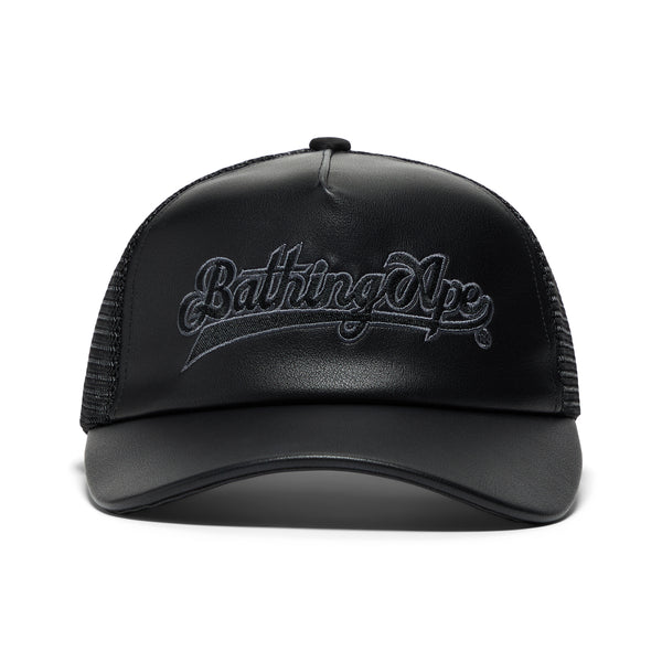 ハット Web Logo Mesh Cap [Black] A Bathing Ape Baseball Logo Mesh Cap (Black) – CNCPTS