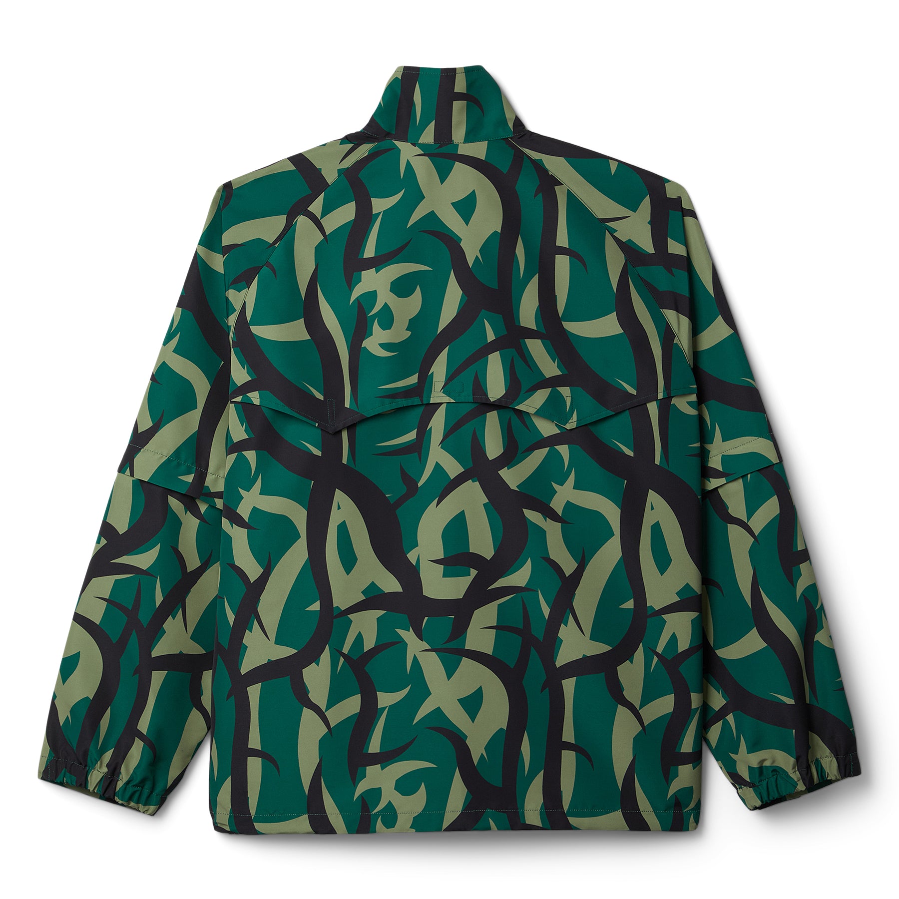 A Bathing Ape Trial Camo Rain Jacket (Green)