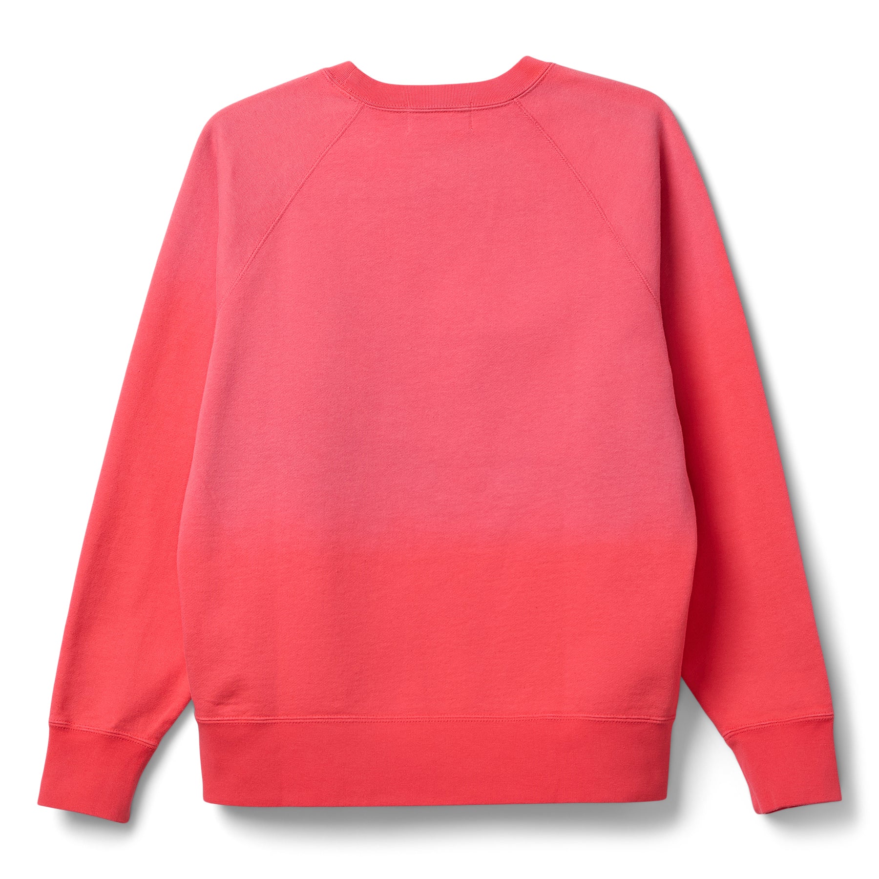 A Bathing Ape Washed Effect Crewneck Sweatshirt (Red)