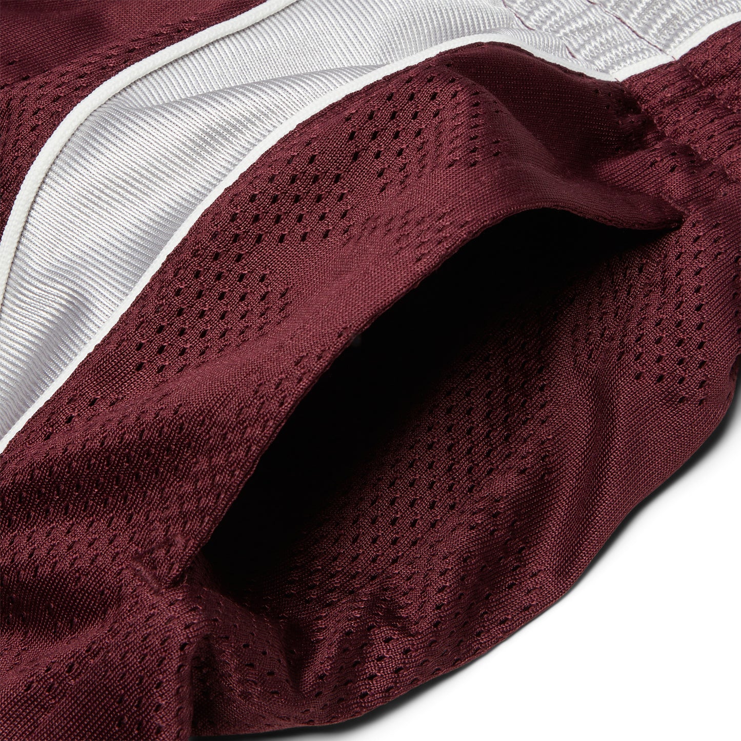 A Bathing Ape Solid Camo Jacquard Multilogo Relaxed Fit Sweat Shorts (Burgundy)