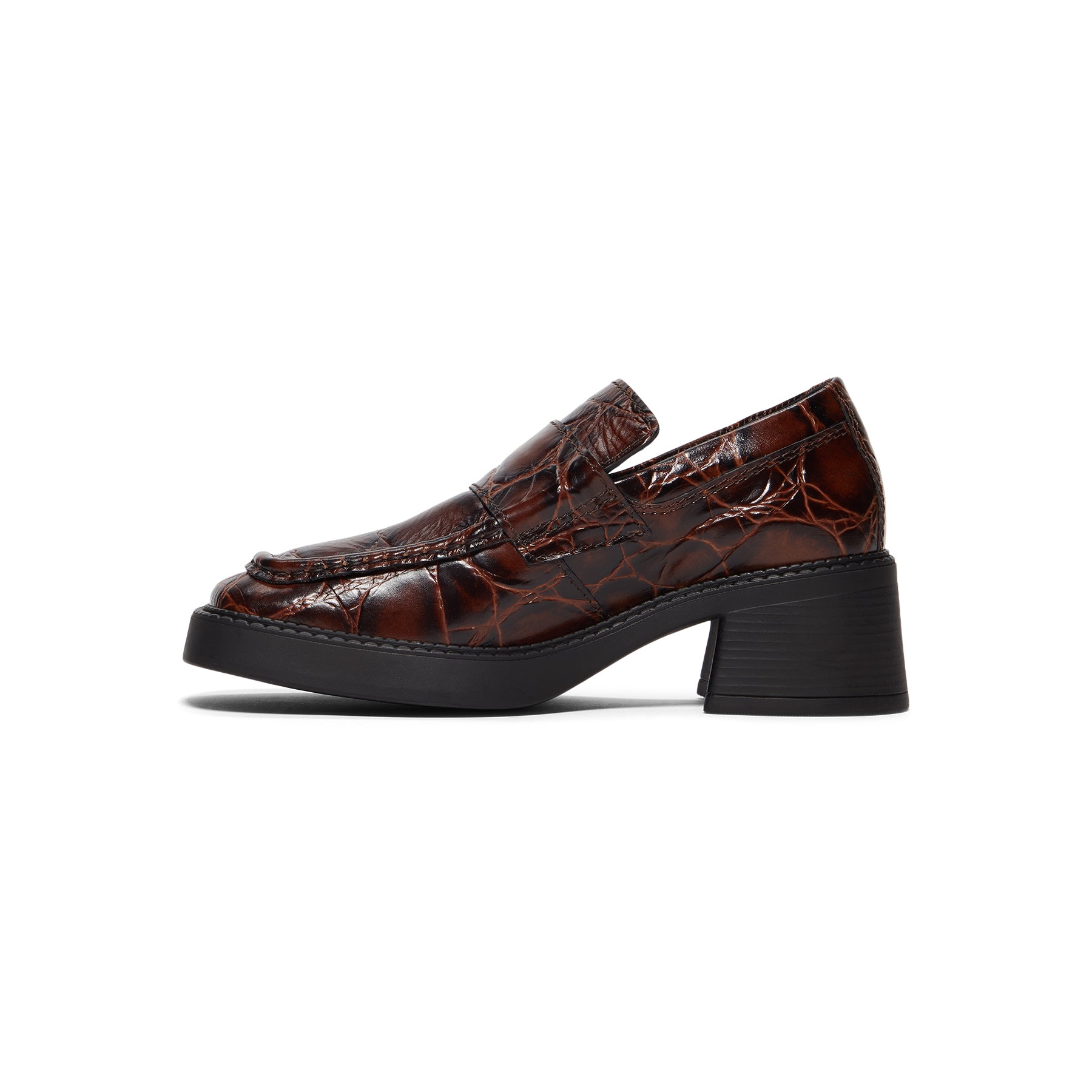 Miista Karina Brown Coco Loafers (Brown)