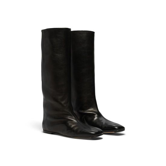 Miista Severine Black Tall Boots (Black)