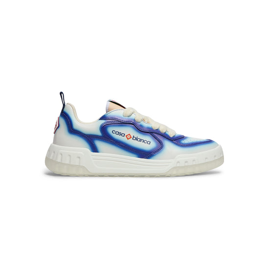 Casablanca Womens Court Sneaker (Blue Fade)