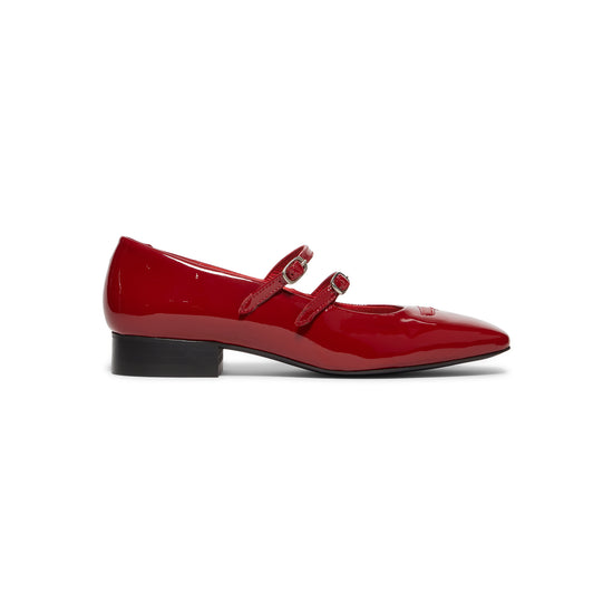 DUKE + DEXTER Ruby Red Patent Mary Jane (Red)