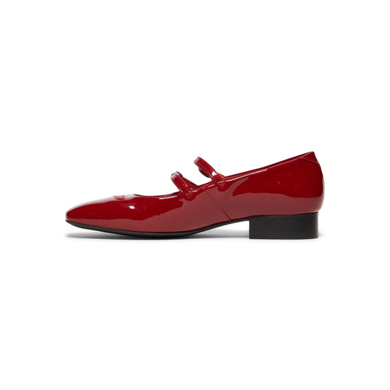 DUKE + DEXTER Ruby Red Patent Mary Jane (Red)
