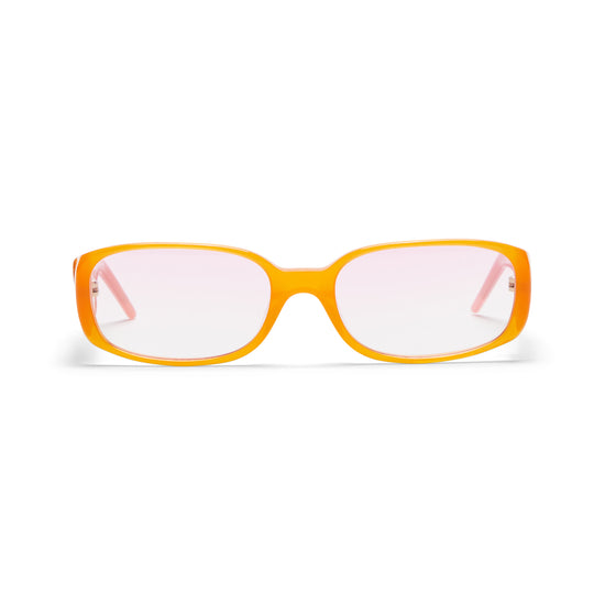 Casablanca Oval Stripe Sunglasses (Orange/Pink)