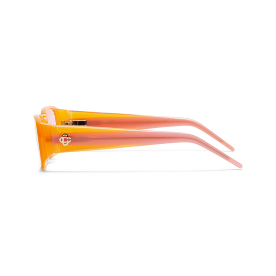 Casablanca Oval Stripe Sunglasses (Orange/Pink)