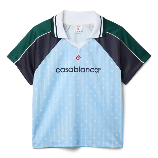 Casablanca Slim Fit Football Shirt (City Stripe)