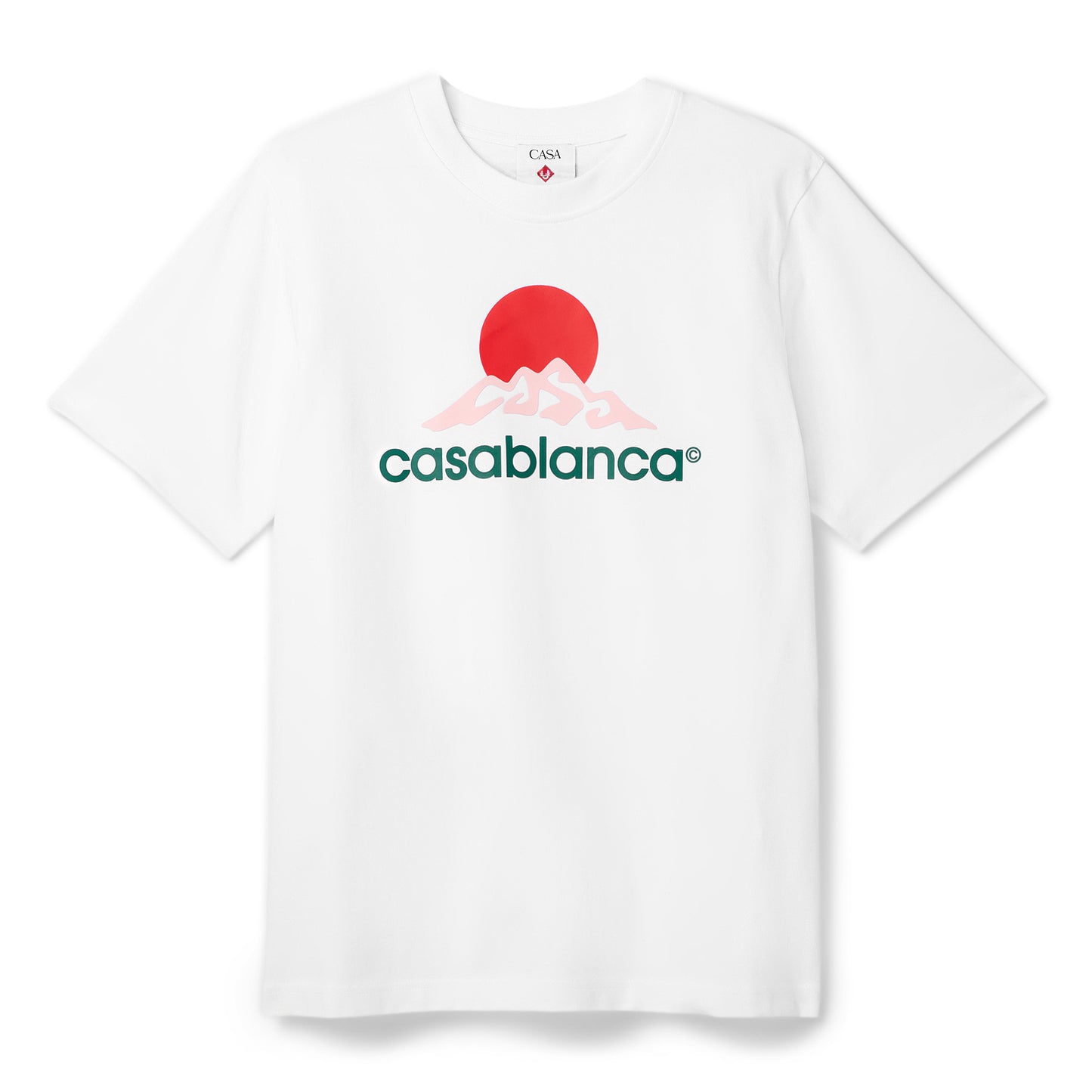Casablanca Montagne Printed T-Shirt (White)