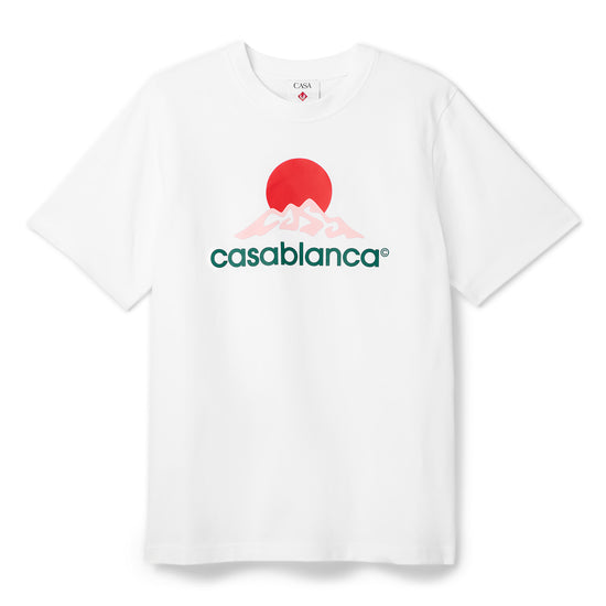 Casablanca Montagne Printed T-Shirt (White)