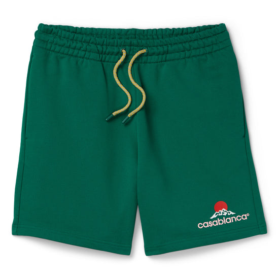 Casablanca Montagne Printed Sweatshorts (Green)