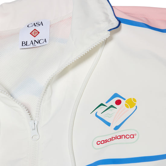 Casablanca Casa Sportif Windbreaker Jacket (White)