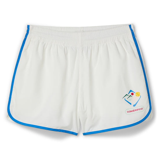 Casablanca Casa Sportif Windbreaker Shorts (White)